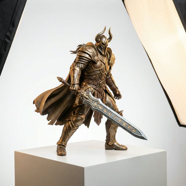 Collectible statue manufacturing - resin and PVC figures