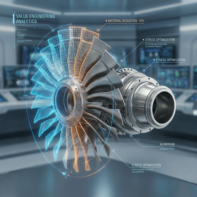 Value engineering for manufacturability optimization