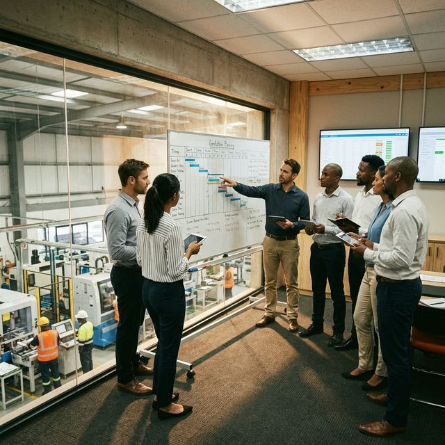 Production planning timeline and capacity management