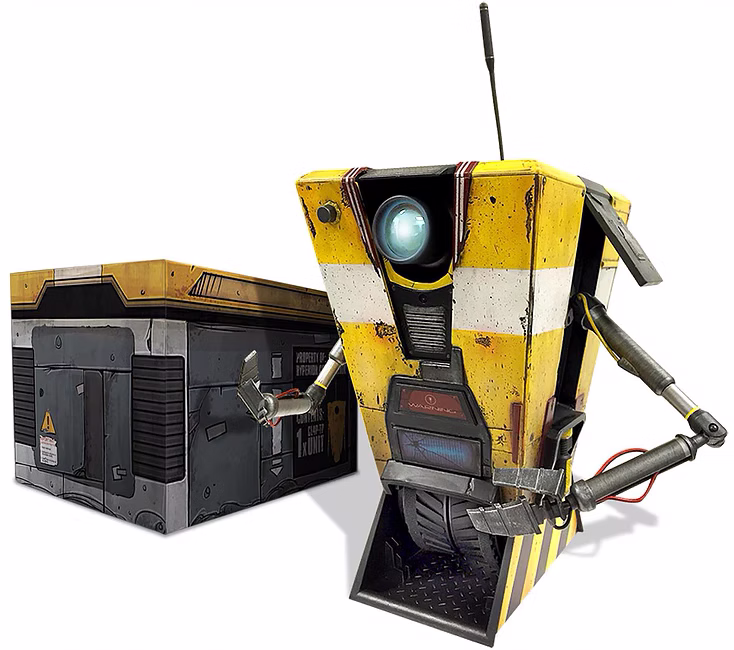Borderlands Claptrap Robot Figure
