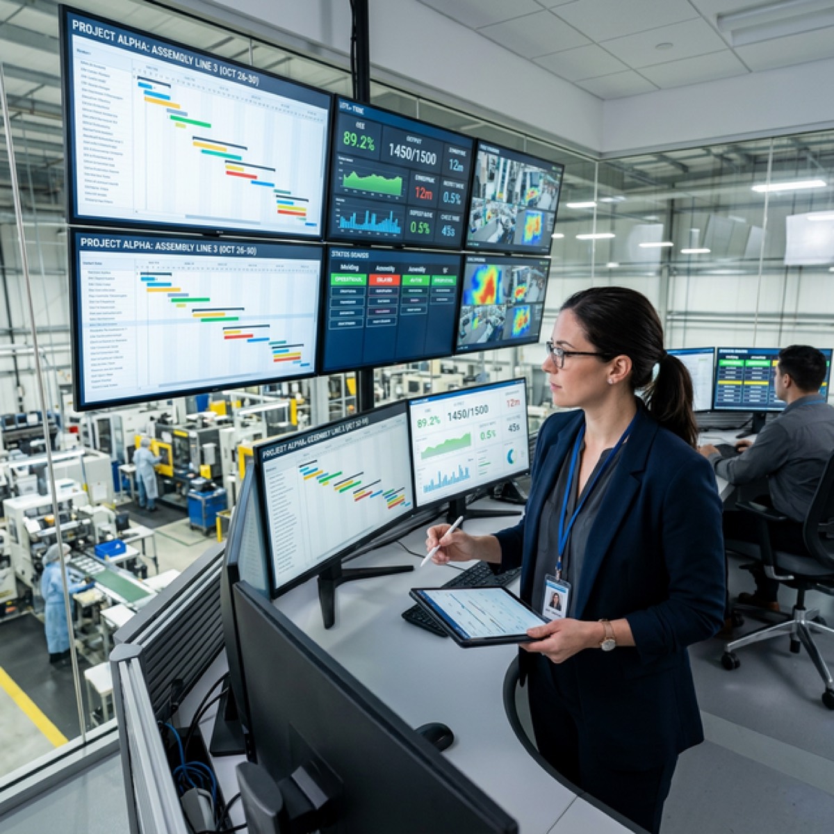 Manufacturing oversight and production timeline management